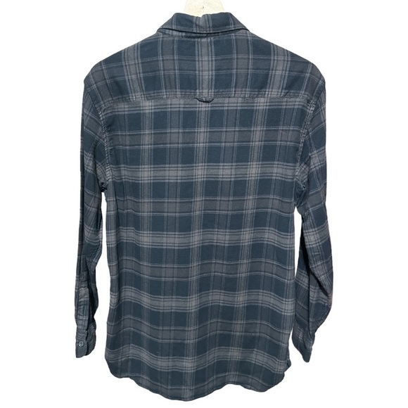 EUC - AllSaints Black/Brown Flannel Shirt - Size Medium - Picture 4 of 4